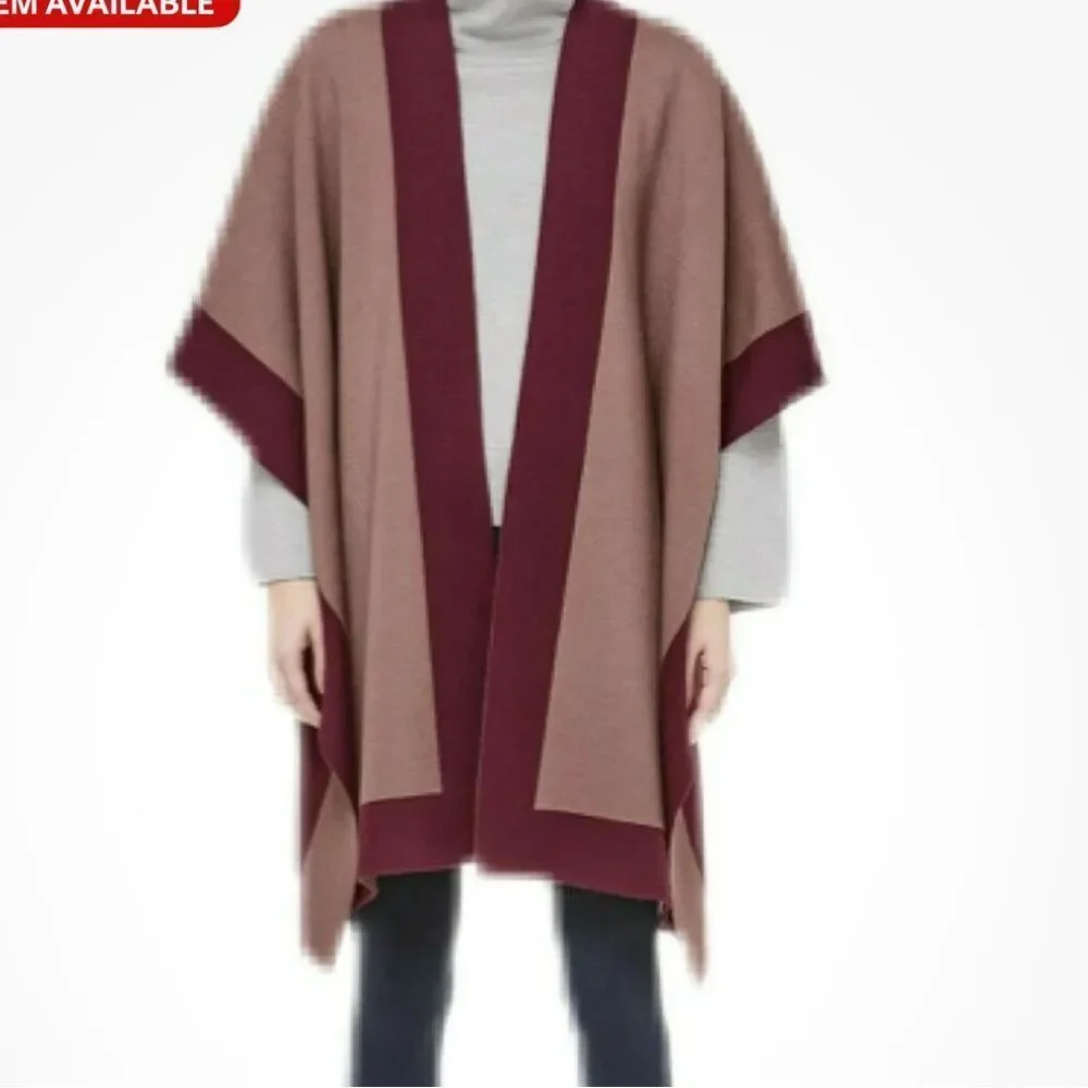 Lululemon Bundle Up Wrap shawl Merino wool in Spanish Oak Savanna